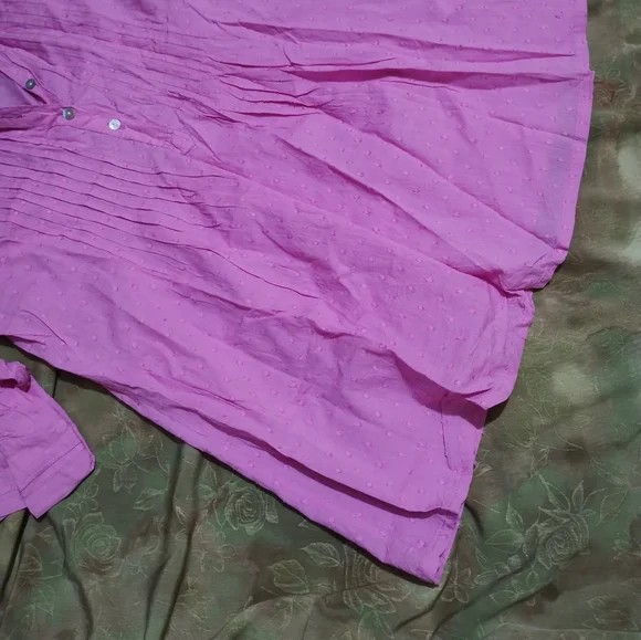🌴 pre-owned Lara Karen pink tunic top - size small - Picture 16 of 16
